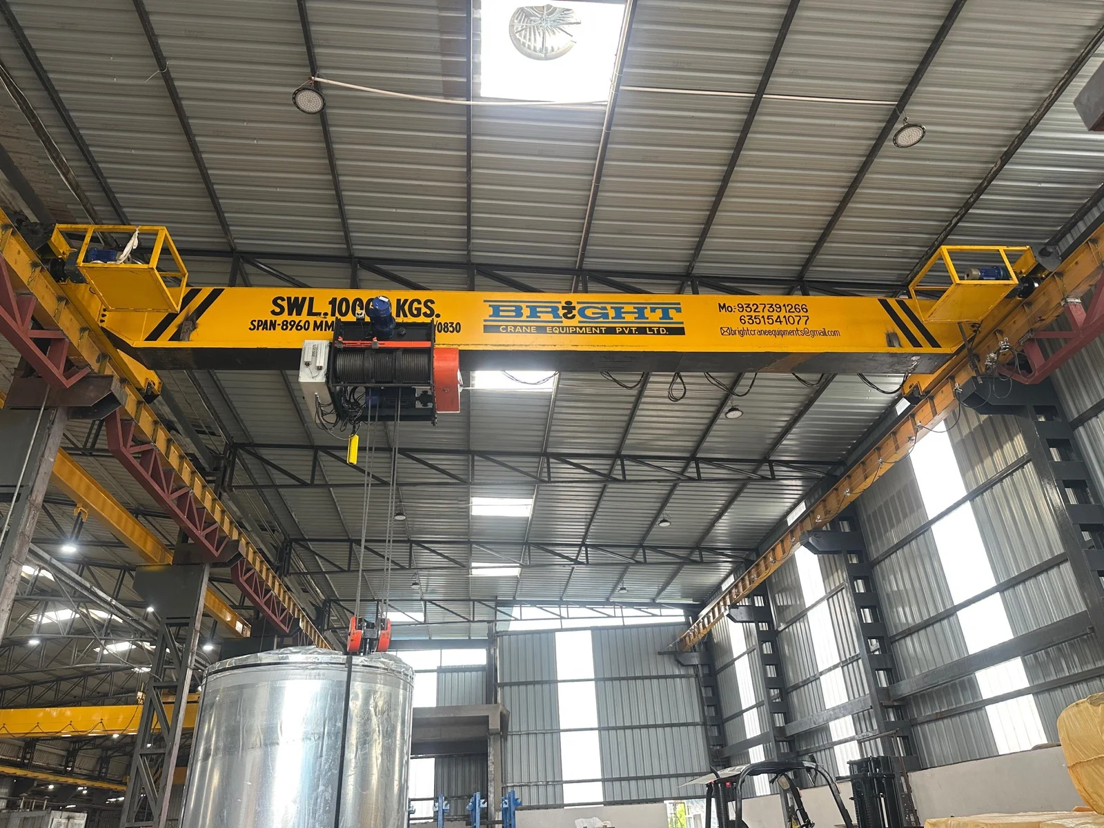 Single Girder EOT Crane